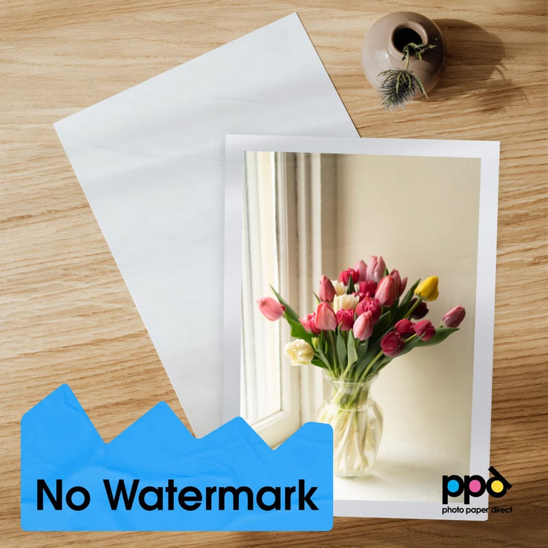 PPD Glossy Photo Paper for Inkjet Printer, 5 x 7" Premium Quality Printable Sheets for Custom Picture, Professional Photographic Instant Dry For with Normal, Dye or Pigment Ink (100 Pack/280 gsm) - Image 5
